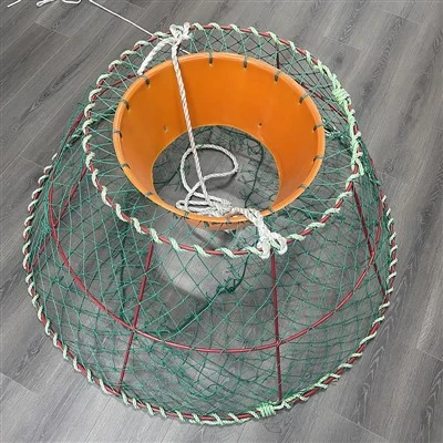 Kommersiell krabbegryte med plastbelagt stålramme
